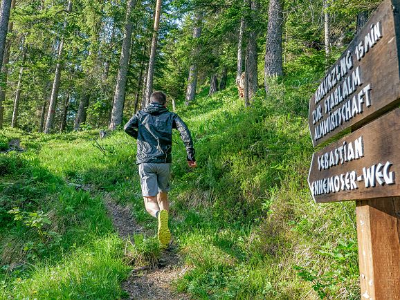 Running and trail running in the Lechtal